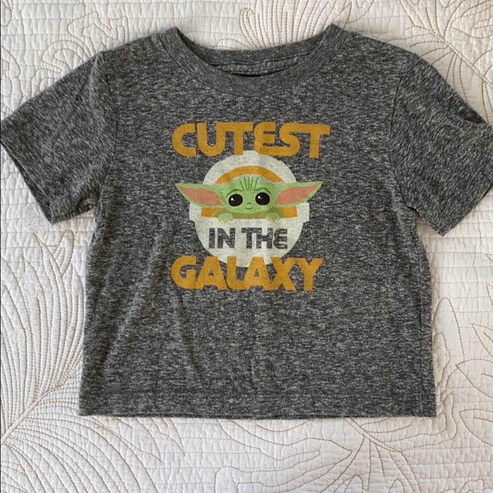 Baby Yoda toddler tee